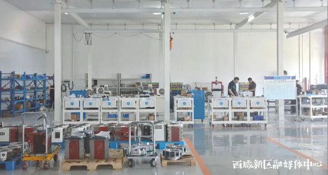 西咸新區秦漢新城入區企業智能化高速產線投產